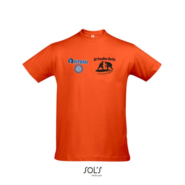 SV Preußen Berlin - Ringer - T-Shirt Imperial Herren orange L190